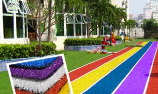 足球场塑料草坪铺设施工规范 塑料草坪生产厂家